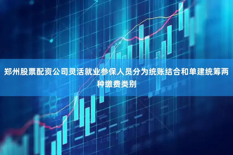 郑州股票配资公司灵活就业参保人员分为统账结合和单建统筹两种缴费类别